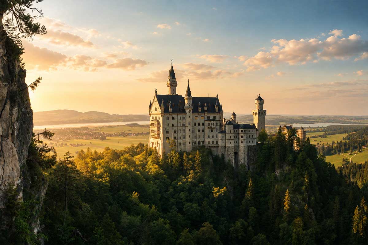 Allgaeuer Bergwald Chalets Aktivitaeten Schloss Neuschwanstein