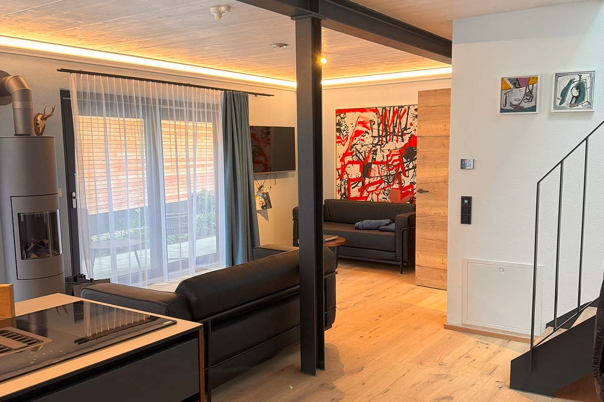 Allgaeuer Bergwald Chalets Innen Apartment Wohnen