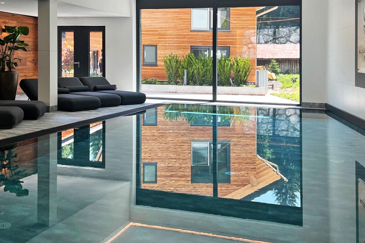 Allgaeuer Bergwald Chalets Wellness Pool