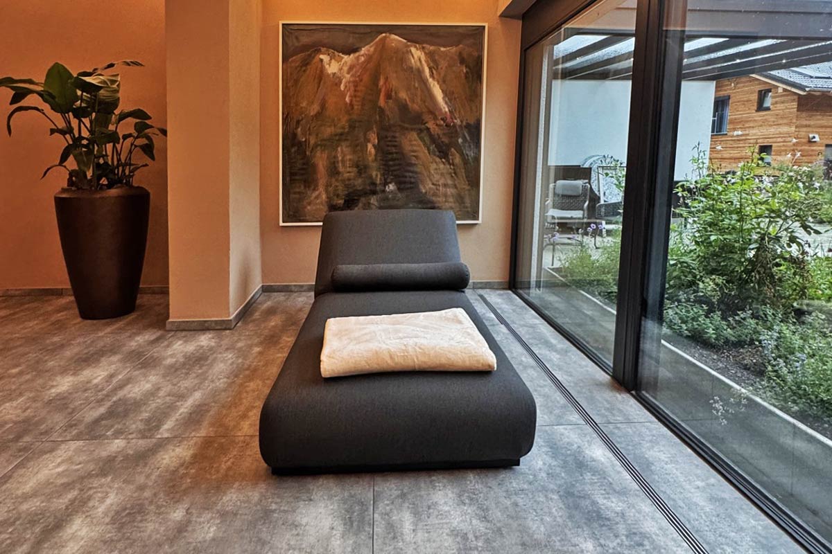 Wellness Liege im Allgäuer Bergwaldchalets