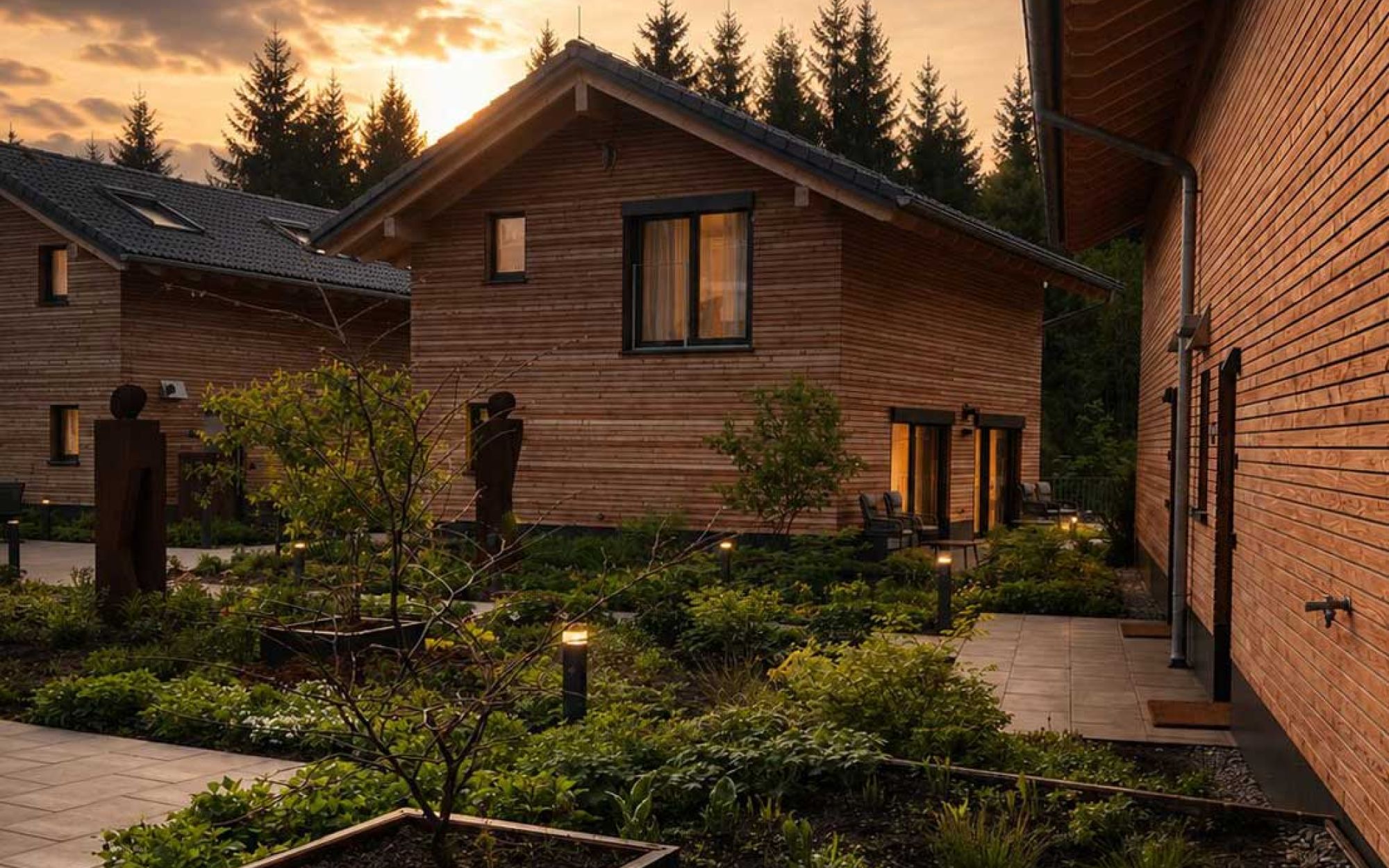 Chalets Morgenstimmung